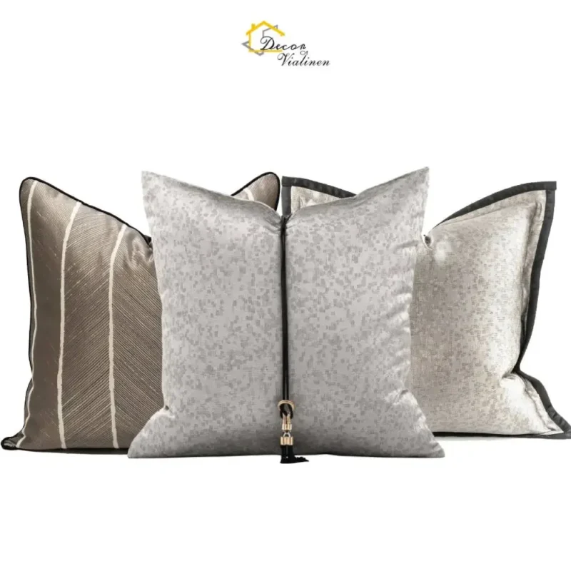 Arabic Jacquard Pillow Cover