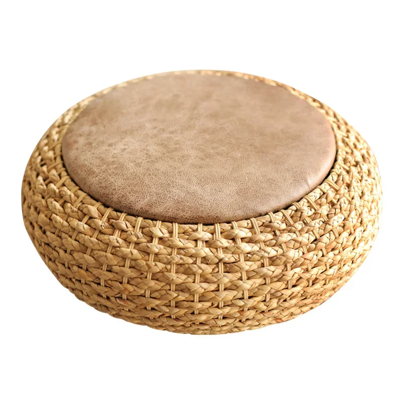 Knitted Pouf Ottoman