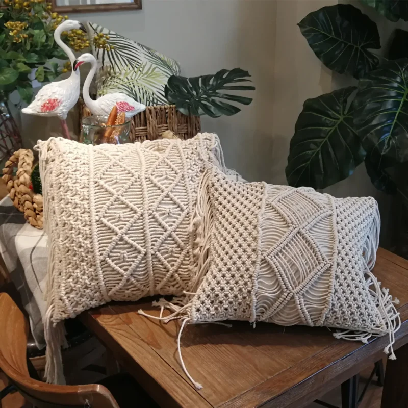 Macrame Pillow Cover