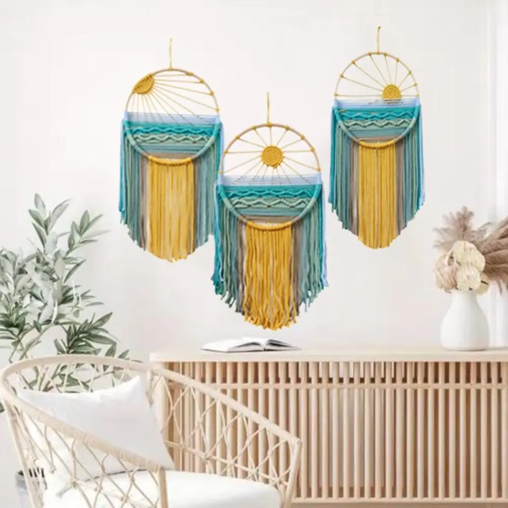 Sunrise & Sunset Tapestry – Colorful Handwoven Boho Wall Art