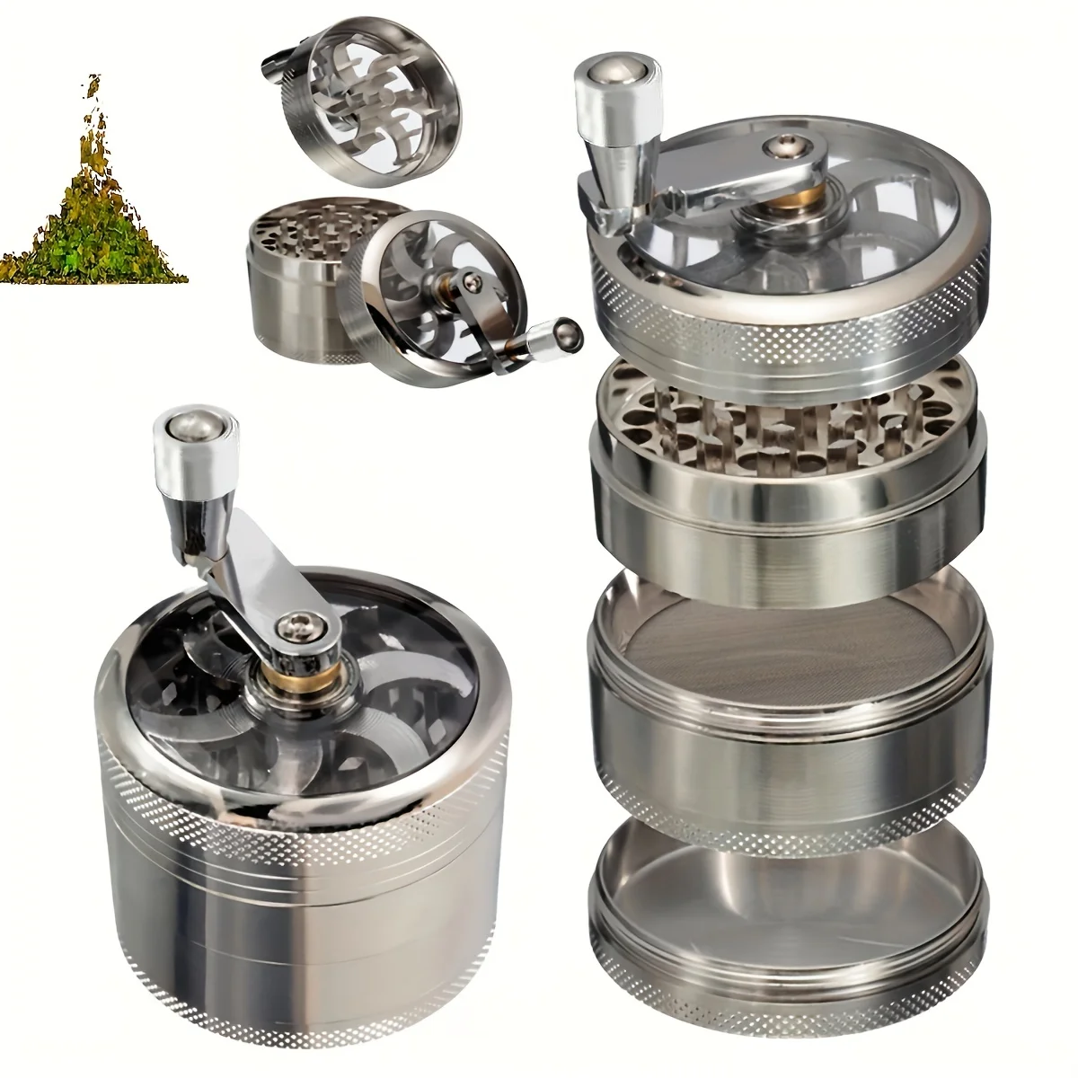 Manual Nut & Spice Grinder – For Nutmeg, Ginger & Salt