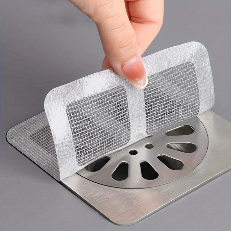 Disposable Shower Hair Catchers – Mesh Drain Covers