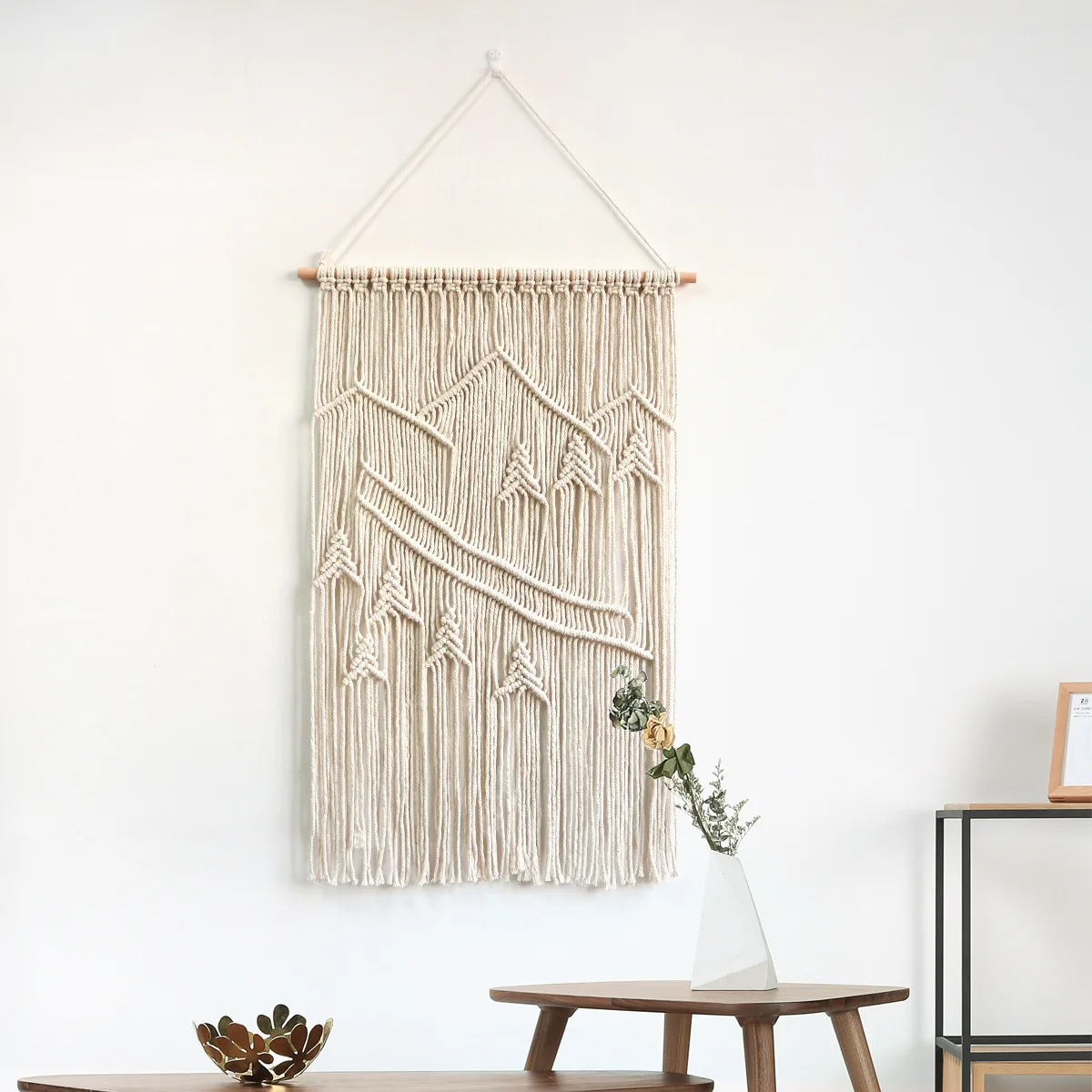 Handmade Boho Macrame Tapestry – Room & Garden Decor