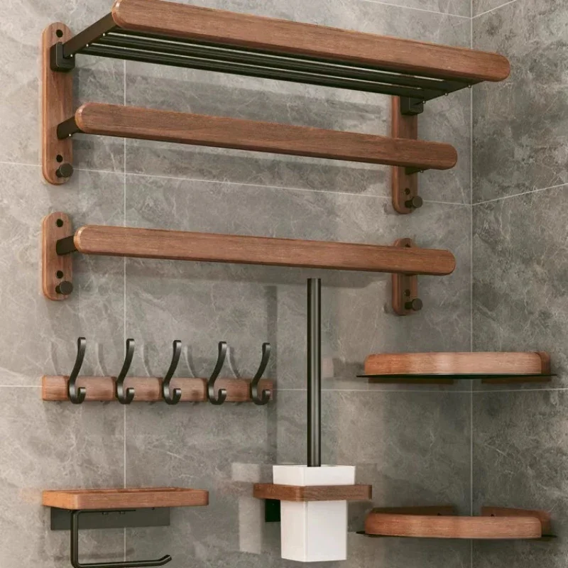 Walnut Towel Rack